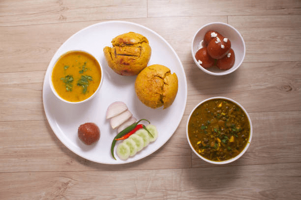 Dal Baati Churma - Traditional Rajasthani Dishe